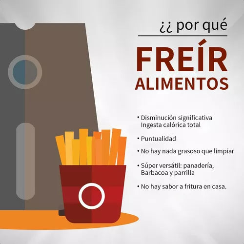 Freidora de Aire Inteligente 4.5lt