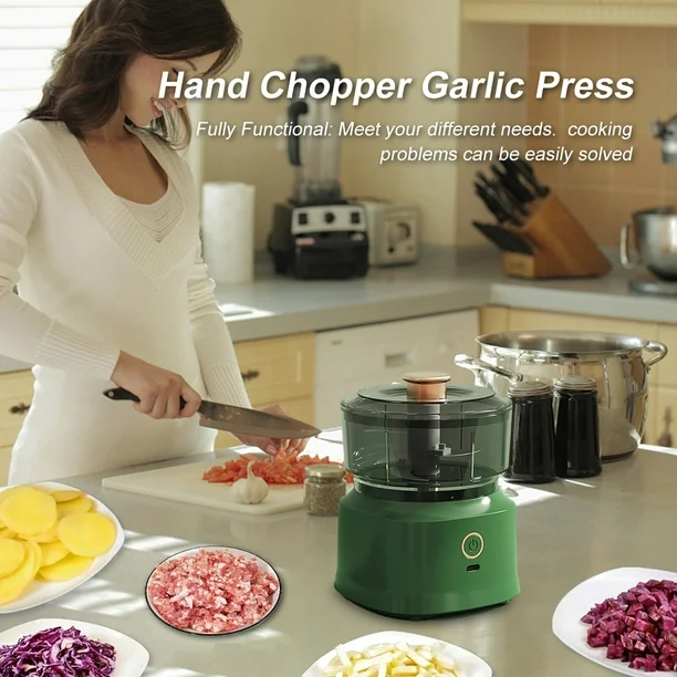 Picadora de Carnes y Verduras Eléctrico USB