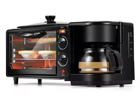 Horno Eléctrico Para Desayunos 3 En 1